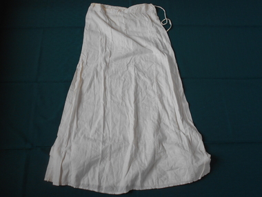 Clothing - GRAYDON COLLECTION: WOMEN'S STRAIGHT FULL LENGTH PETTICOAT, 1870-1890