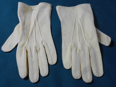 Clothing - GRAYDON COLLECTION: WOMEN'S WRIST LENGTH YELLOW COTTON GLOVES, 1870-1890
