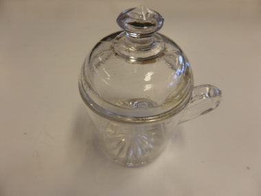 Container - GLASS HONEY POT