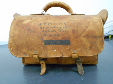 Functional object - PITTOCK COLLECTION: COACH BUILDER'S LEATHER BAG, 20th century