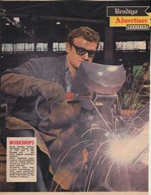 Newspaper - LYDIA CHANCELLOR COLLECTION: BENDIGO RAILWAY WORKSHOPS