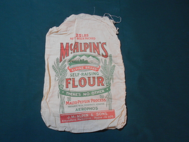 Textile - FLOUR BAG COLLECTION:  MCALPIN'S FLOUR, 1900-1950