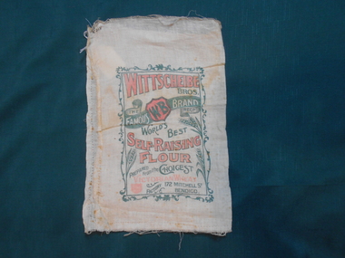 Textile - FLOUR BAG COLLECTION: WITTSCHEIBE BROS, BENDIGO, 1900-1950