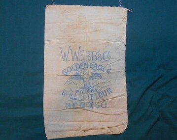 Textile - FLOUR BAG COLLECTION: W.WEBB & CO, BENDIGO, 1900-1950