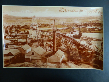 Photograph - NEW CHUM GULLY BENDIGO, 1906