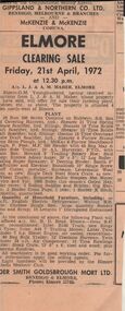 Document - MERLE BUSH COLLECTION: VARIOUS ITEMS