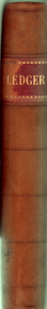 Book - BUSH COLLECTION : LEDGER BOOK 1888 TO 1920