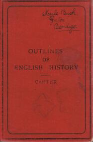 Book - OUTLINES OF ENGLISH HISTORY