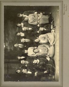 Photograph - LENZ COLLECTION: GROUP PHOTOGRAPH