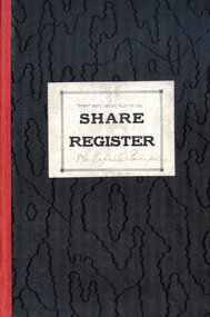 Book - HANRO COLLECTION: SHARE REGISTER 1933 - 1949
