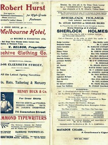 Document - HAMILTON COLLECTION: THEATRE PROGRAM, Early 1900s