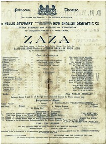 Document - HAMILTON COLLECTION: THEATRE PROGRAM, Early 1900s