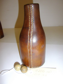 Functional object - BENDIGO ASSSOCIATED STOCK AGENTS:  LEATHER BOTTLES AND BALLS