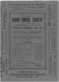 Document - HAMILTON COLLECTION: CONCERT PROGRAM