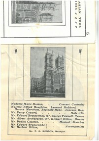 Document - HAMILTON COLLECTION: CONCERT PROGRAM, 1903
