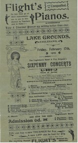 Document - HAMILTON COLLECTION: CONCERT PROGRAM, 1905