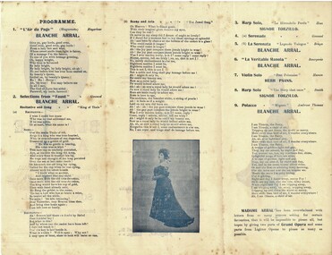 Document - HAMILTON COLLECTION: THEATRE PROGRAM, 1906
