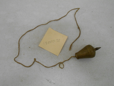 Tool - PITTOCK COLLECTION: BRASS PLUMB BOB