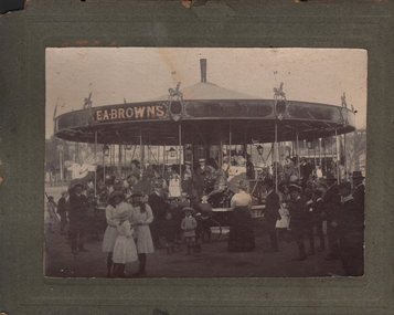 Photograph - E.A. BROWN'S MERRY-GO ROUND AT FAIR