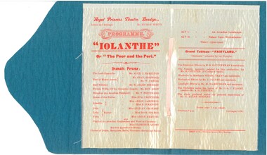 Document - HAMILTON COLLECTION: THEATRE PROGRAM, 1902