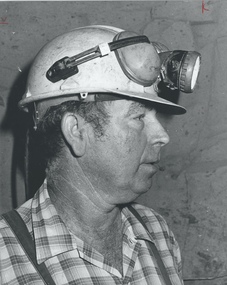 Photograph - AUSTIN COLLECTION: MINER HEADSHOT