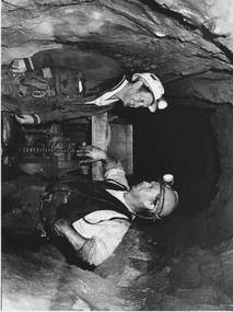Photograph - AUSTIN COLLECTION:TWO MEN IN MINE