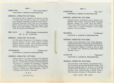 Document - HAMILTON COLLECTION: CONCERT PROGRAM, Nov. 1902