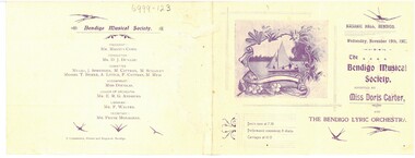 Document - HAMILTON COLLECTION: CONCERT PROGRAM, November 1902