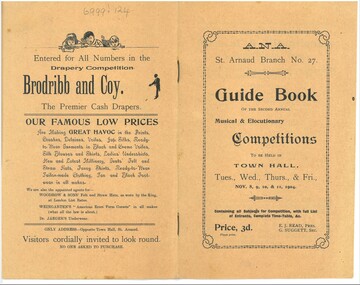 Document - HAMILTON COLLECTION: GUIDE BOOK, 1904