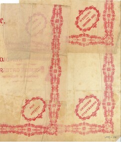 Document - HAMILTON COLLECTION: SERVIETTE, Early 1900s