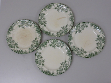 Domestic Object - CHINA DINNER PLATES X 4