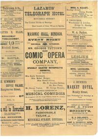 Document - HAMILTON COLLECTION: THEATRE FLYER, Early 1900s