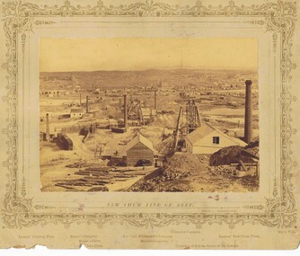 Photograph - VIEWS OF BENDIGO:  NEW CHUM LINE OF REEF, 1875
