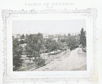 Photograph - VIEWS OF BENDIGO: CAMP RESERVE SEEN FROM THE COURT HOUSE, c. 1870s