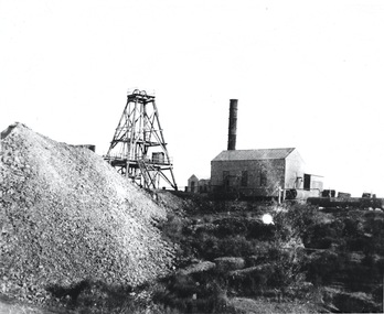 Photograph - AUSTIN COLLECTION: POPPETHEAD AND MINE BUILDINGS