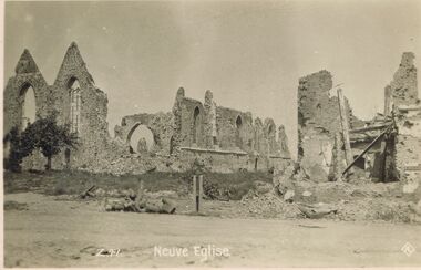 Postcard - ACC LOCK COLLECTION: NEUVE EGLISE POST CARD, 1914 -1918