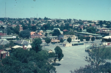 Photograph - ROY J MITCHELL COLLECTION: VIEW FROM LOOKOUT TOWER, QUEEN ELIZABETH OVAL, BENDIGO