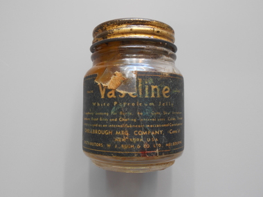 Container - PHARMACY COLLECTION: VASELINE JAR, 1920's
