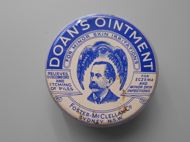 Container - PHARMACY COLLECTION: DOAN'S OINTMENT TIN, 1920's