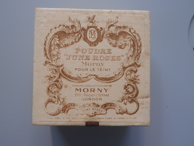 Container - PHARMACY COLLECTION: BOX THAT HELD CONTAINER OF COSTMEDIC POWDER, 1920's