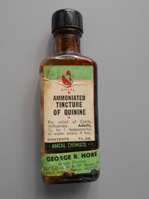 Container - PHARMACY COLLECTION: QUININE BOTTLE, 1940's