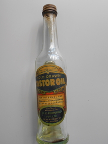 Container - PHARMACY COLLECTION: CASTOR OIL BOTTLE, 1930's