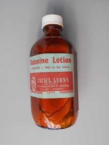 Container - PHARMACY COLLECTION: BOTTLE OF CALAMINE LOTION, 1940's