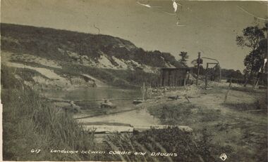 Postcard - ACC LOCK COLLECTION : LANDSCAPE BETWEEN CORBIE AND DAOURS, POSTCARD, 1914-1918