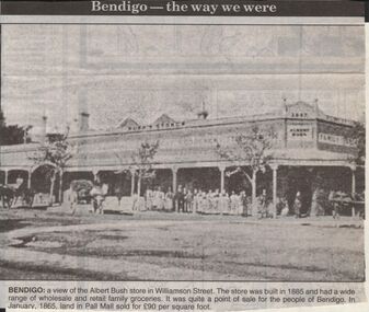 Newspaper - JENNY FOLEY COLLECTION: BENDIGO