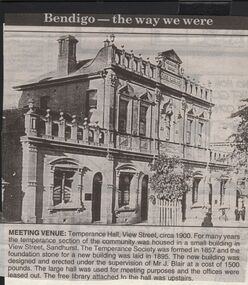 Newspaper - JENNY FOLEY COLLECTION: MEETING VENUE