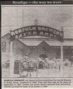 Newspaper - JENNY FOLEY COLLECTION: NORFOLK BREWERY