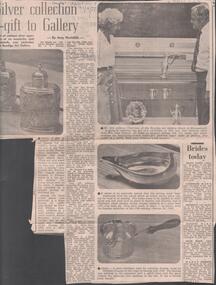 Newspaper - LYDIA CHANCELLOR COLLECTION: SILVER COLLECTION - GIFT TO GALLERY