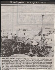 Newspaper - JENNY FOLEY COLLECTION: FORTUNA VILLA