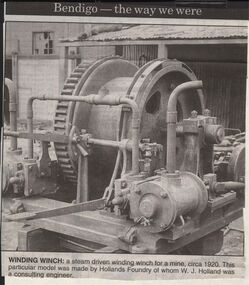 Newspaper - JENNY FOLEY COLLECTION: WINDING WINCH